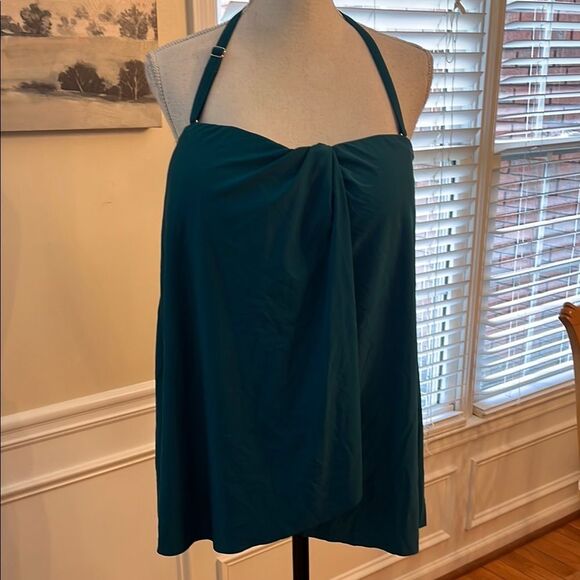 NWT Daci Classic Fashion Collection Teal Swim Top - Picture 1 of 9